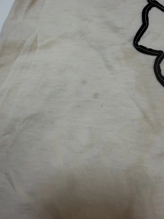 J. Crew Cream Short-Sleeve Tee with Black Rose Outline - Picture 4 of 6